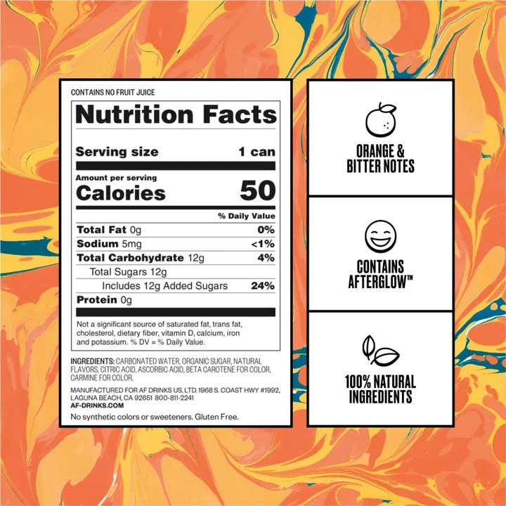 Free AF - Wholesale Non-Alcoholic Aperitif/Mocktail - Free AF Apero Spritz 6 x 4 pack
