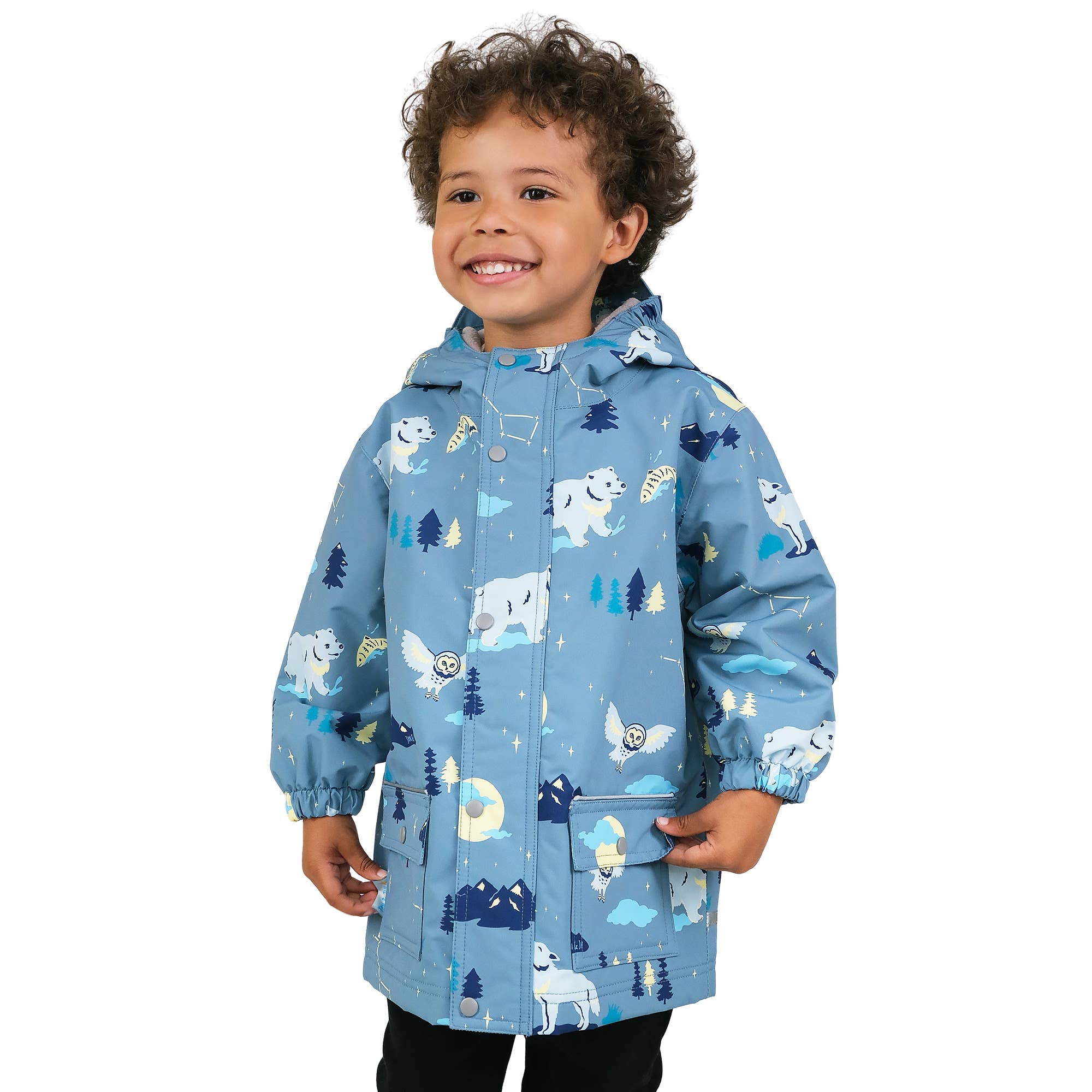 Jan & Jul - Wholesale Raincoat - Kids - Wolf and Bear | Cozy-Dry Waterproof Jacket