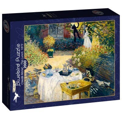 Bluebird Puzzle - Wholesale Puzzle - Adult - 2000 Piece Puzzle - Claude Monet - The Lunch, 18730