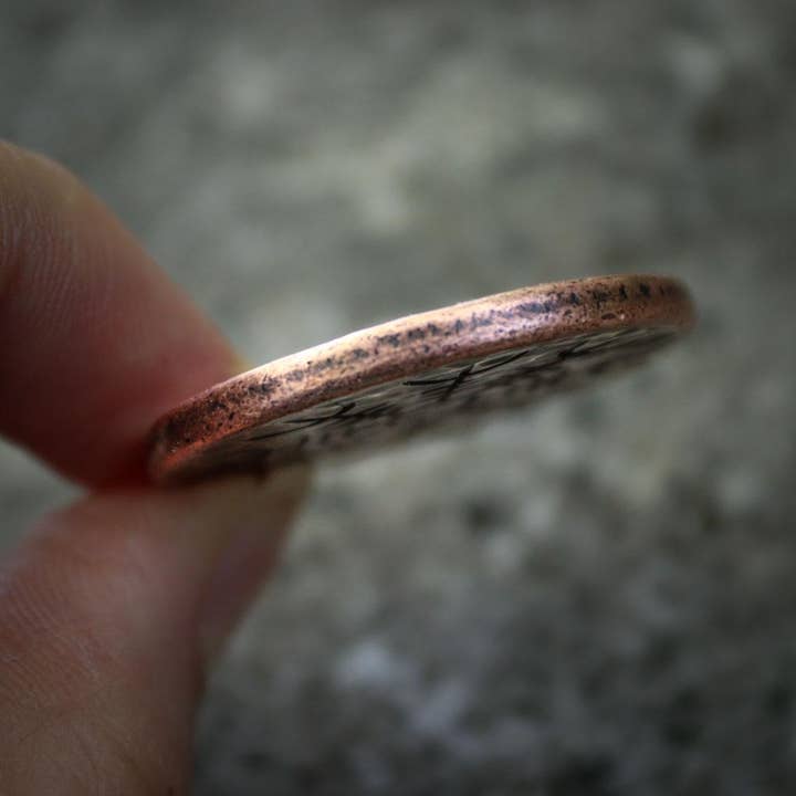 Shire Post Mint - Vendita all'ingrosso Moneta/gettone ricordo - Moneta in rame Helm of Awe - Aegishjalmur - Stave Vik di Guerriero1