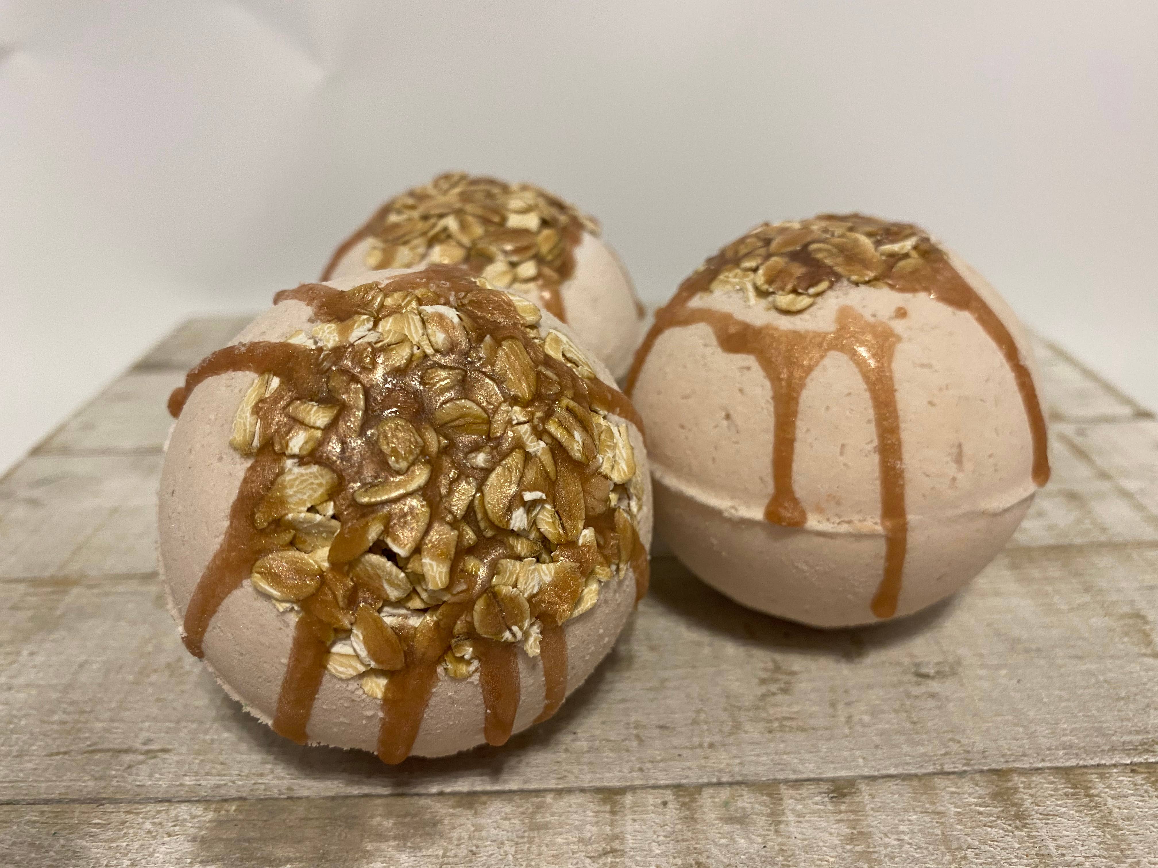 Nature's Love Product - Wholesale Bath Bomb/Fizz - Oatmeal and Milk Bath Bomb - All natural, soothing bath bomb3