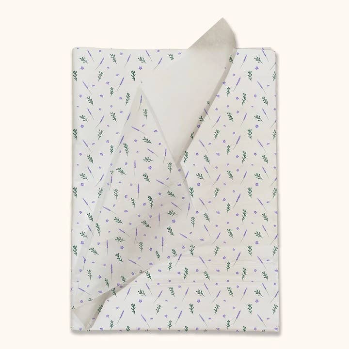 Eleven Fashion - Wholesale Tissue paper - Lavender Designer Printed Tissue Paper0