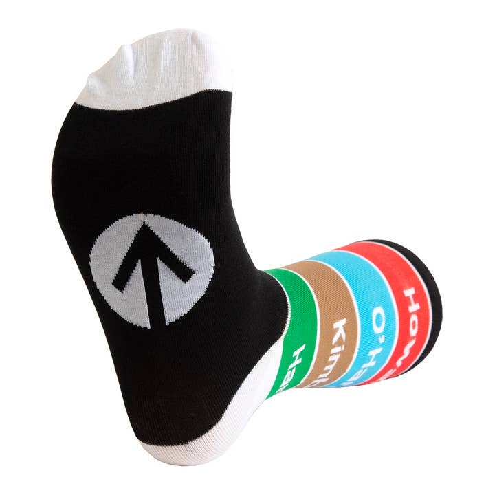 Transit Tees - Wholesale Socks - Unisex - Train Line Dress Socks
