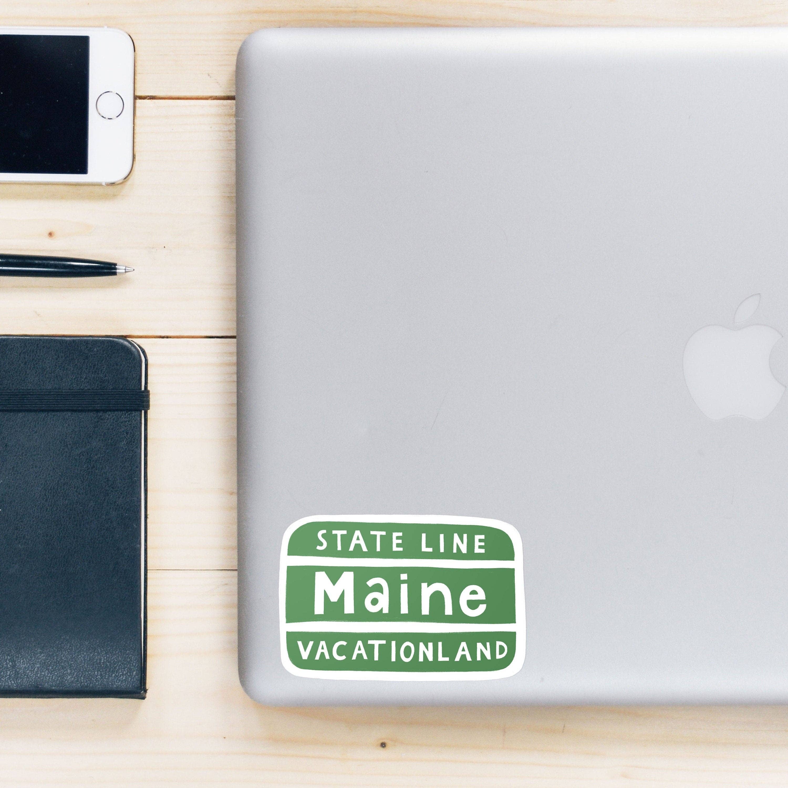 Little Something Co. - Wholesale Sticker - Maine Vacationland Sign Sticker3