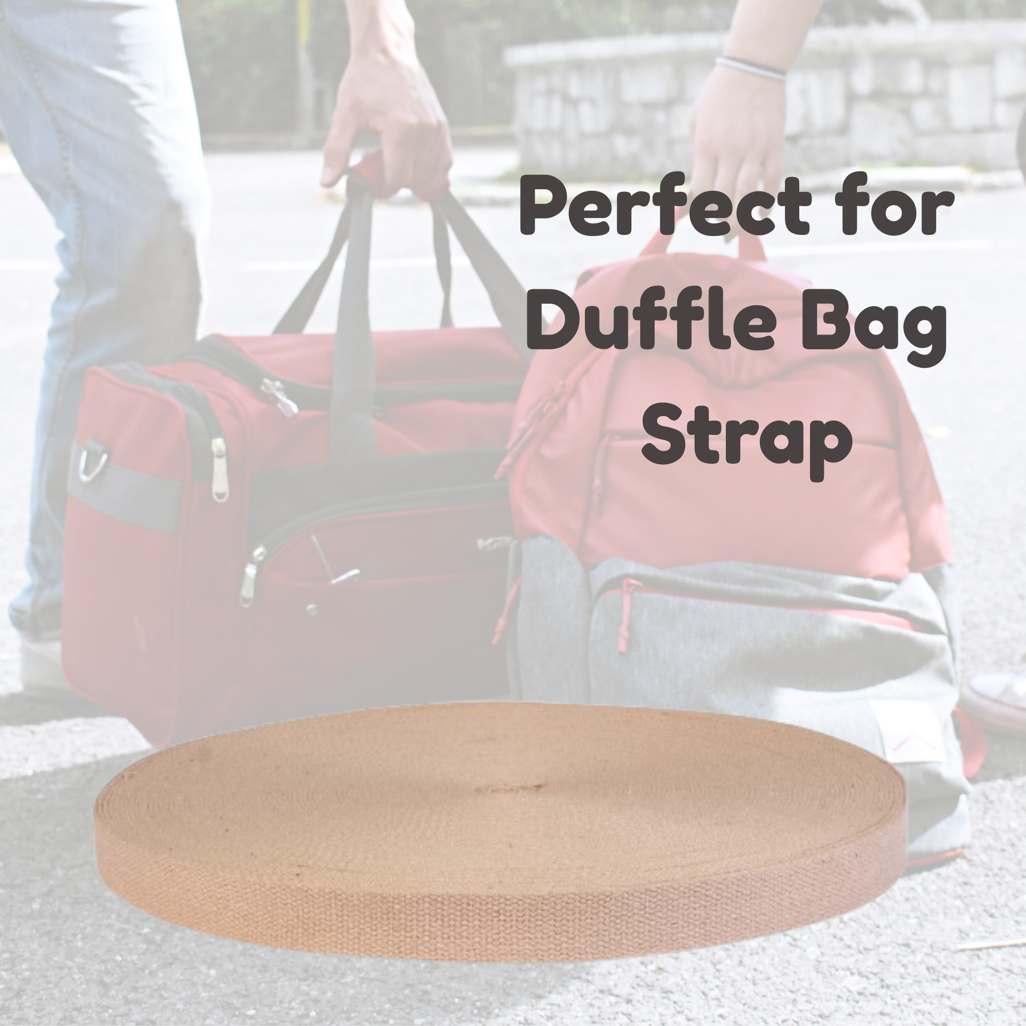 Dream Trimming Goods LLC - Vente Matériels de bricolage - Sangle en coton épais naturel 1" x 10 yards pour poignée de couture7