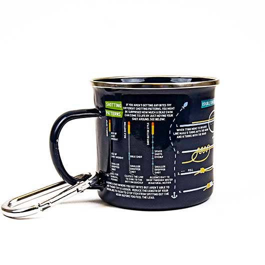 Gift Republic – wholesale Coffee mug – Fishing Guide Enamel Mug1