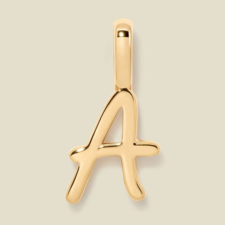 Script Initial A Charm for wholesale by Made By Mary