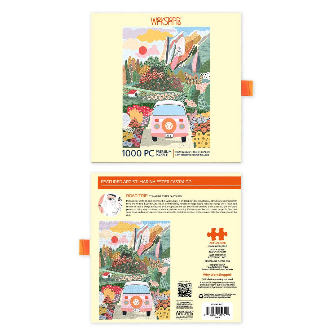 WerkShoppe - Wholesale Puzzle - Adult - Road Trip 1000 Piece Puzzle4