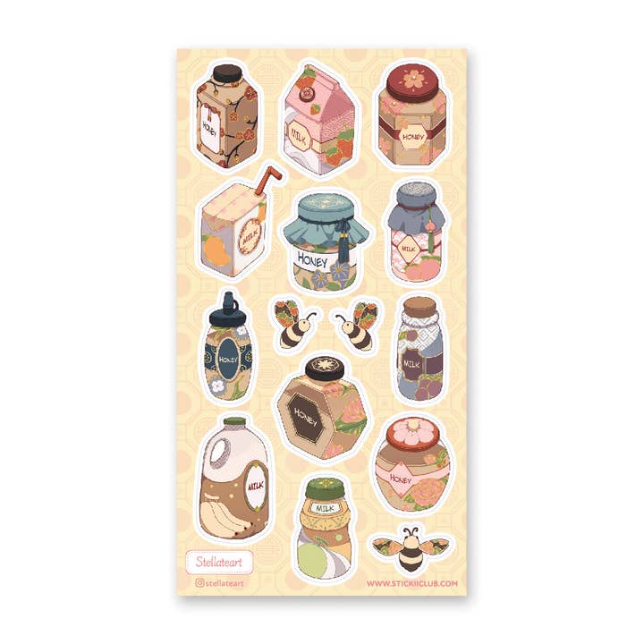 STICKII - Wholesale Sticker - Nature's Nectar Sticker Sheet