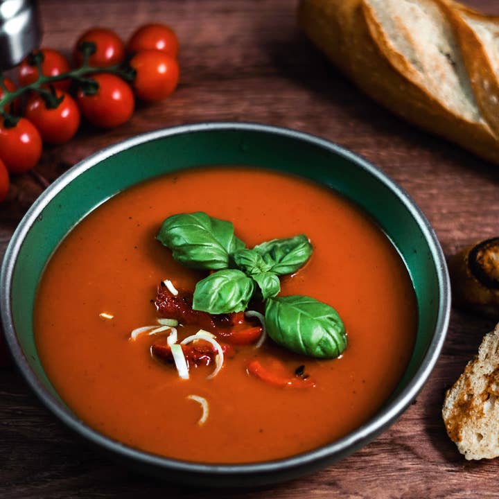 18 Chestnuts Soups - Wholesale Soup - Tuscan Tomato Soup 16 oz Plant Based & Gluten Free3