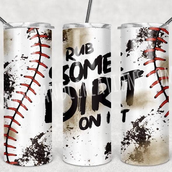 Gnugga lite smuts på det Baseball Tumbler för wholesale av Antisocial Designs