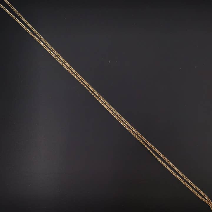 Aim Eternal - Wholesale Link & Chain Necklace - 17.7Inch Anchor Chain Necklace, 18K Gold Plated Finished Cha3