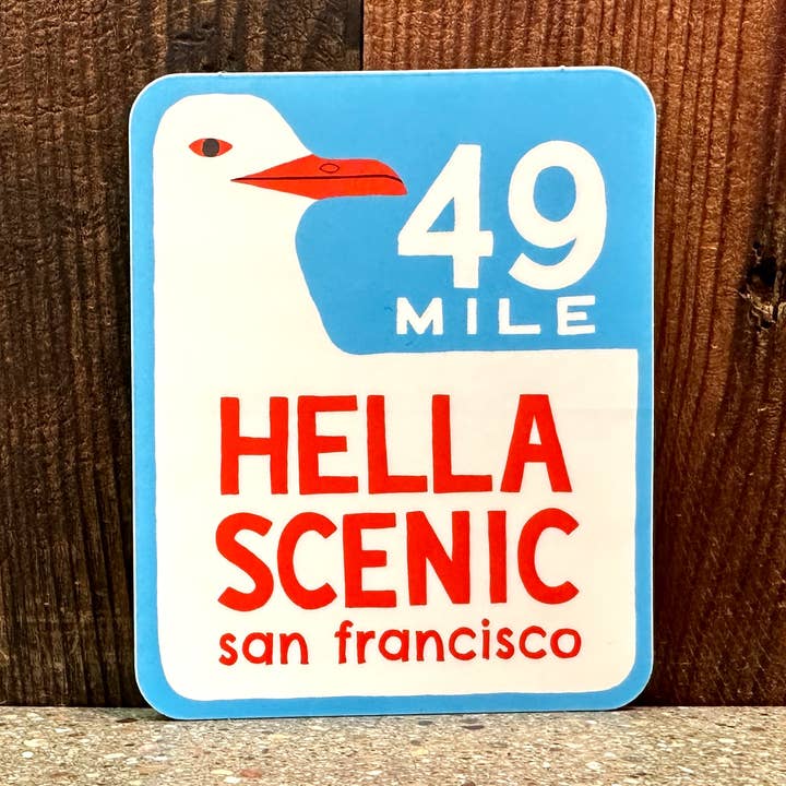 Hella Scenic Sticker for engroshandel hos Local Notion