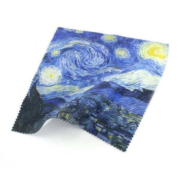 MUSEUM WEBSHOP – Großhandel Linsenreiniger – Brillenputztuch , Van Gogh, Sternennacht 15x151