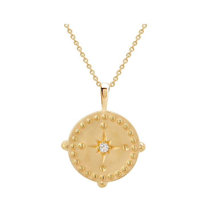 Halsketting met hanger en schijf voor wholesale door Murkani Jewellery