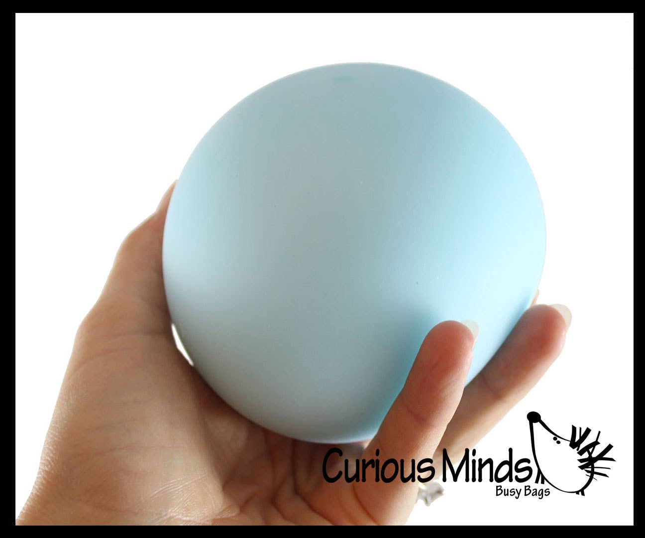 Curious Minds Toys - Wholesale Stress Relief Ball/Dough - 1 Boxed Jumbo 4" Glow in the Dark Doh Filled Stress Ball -8