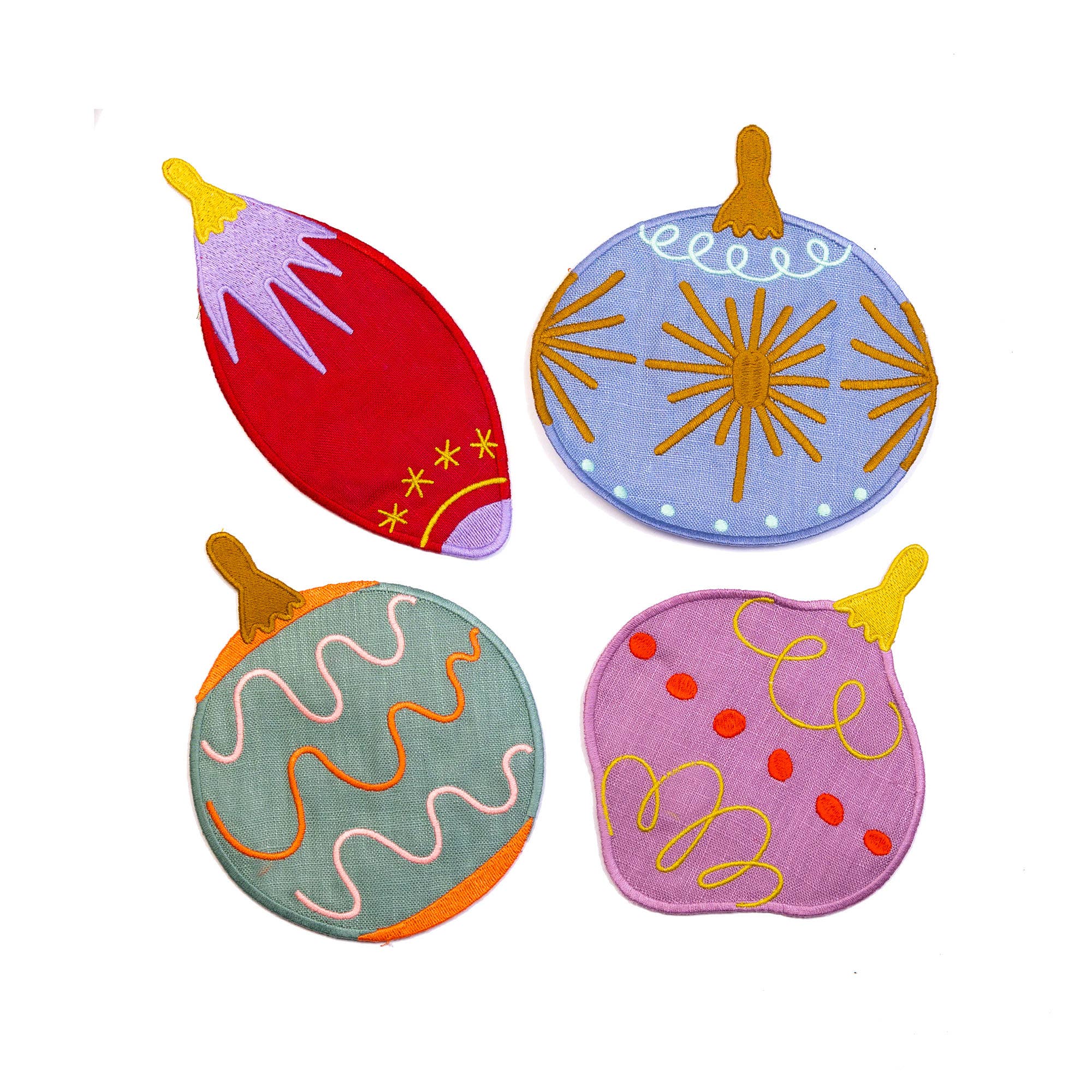 Piecework – wholesale Engångsservett – 🎄NYHET🎄Deck the Halls Cocktailservetter - Set om 43