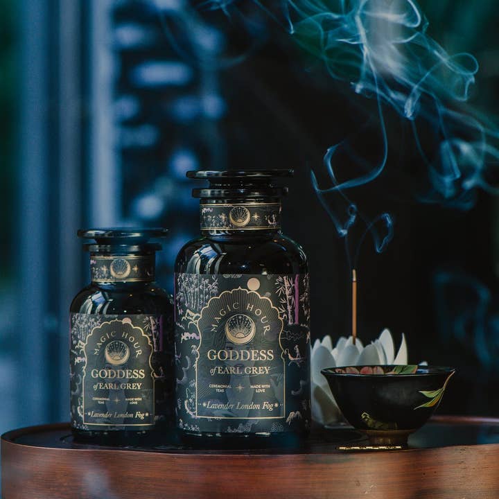 Magic Hour - Venta al por mayor Tés a granel - Goddess of Earl: Lavender London Fog: té para Blooming Clari2