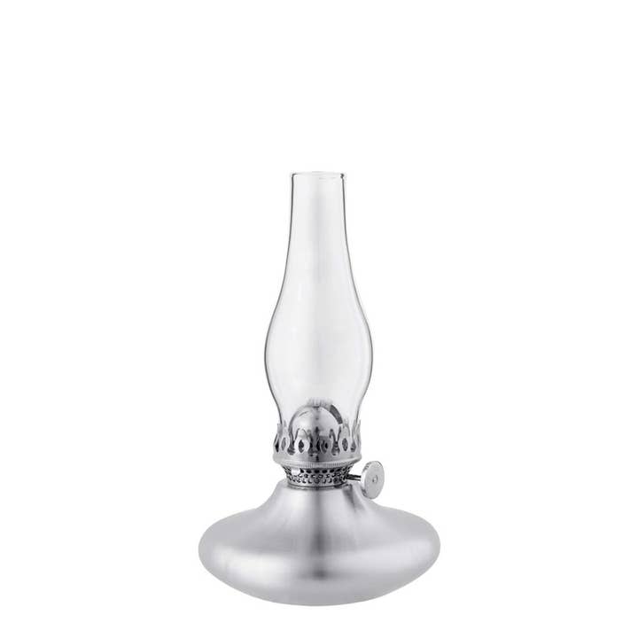 Danforth Pewter - Wholesale Accent/Desk Lamp - Skipper Oil Lamp with 3.75" globe