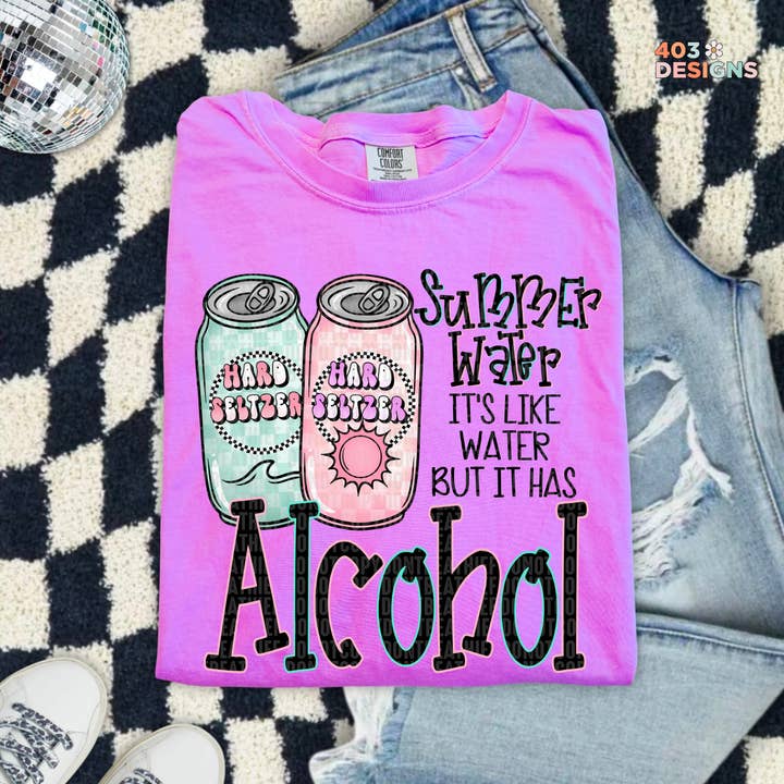 Summer Water DTF Transfer for wholesale by 403 Designs
