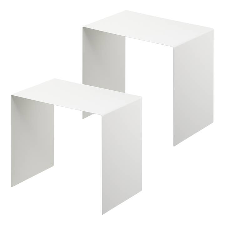 Yamazaki Home - Wholesale Kitchen Storage/Organizer - Tower Riser (Set of 2) - Steel0