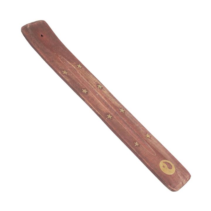Incense Stick Burner - Yin-Yang & Stars, Pack of 12 for wholesale by Earths Elements Wholesale