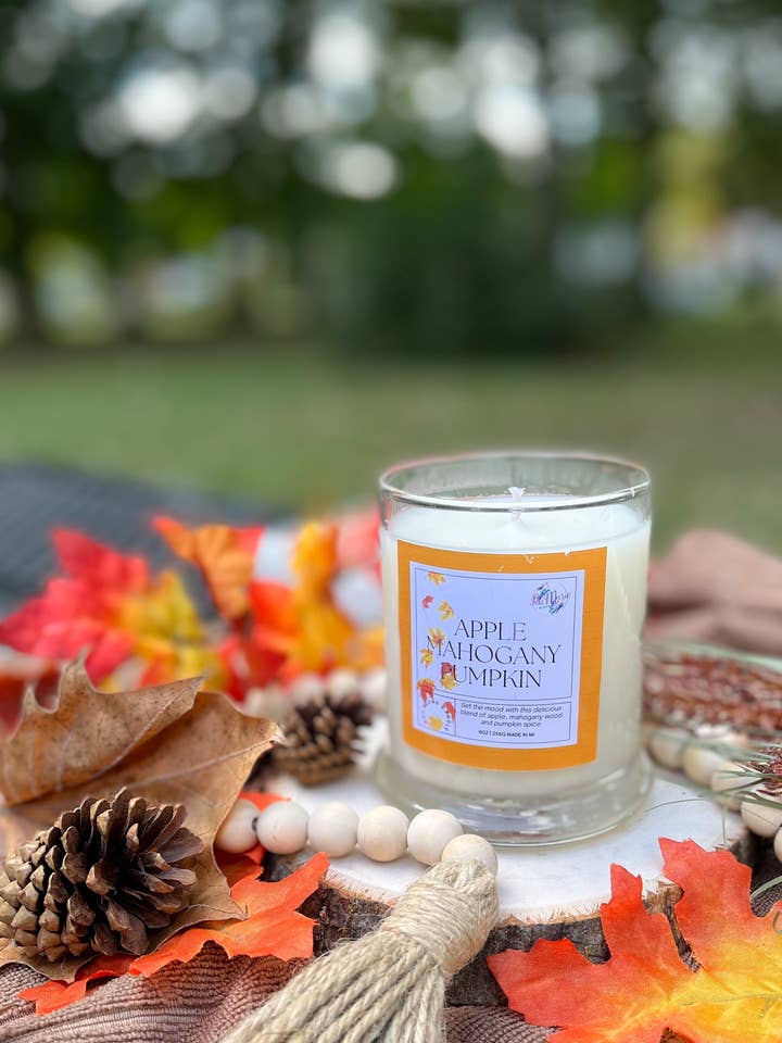 Apple Mahogany Pumpkin for wholesale by LiviMarie Blissful Scentz