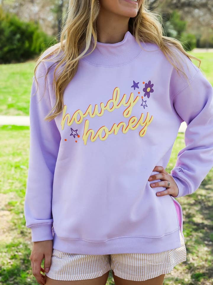 HEJ HONEY MOCKNECK för wholesale av Summer Tees