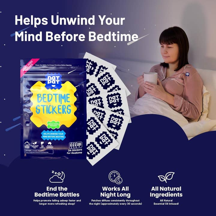 NATPAT - Wholesale Topical wellness patches - NATPAT Adult Sleep Wellness Patch: Natural Sleep Aid Sticker4