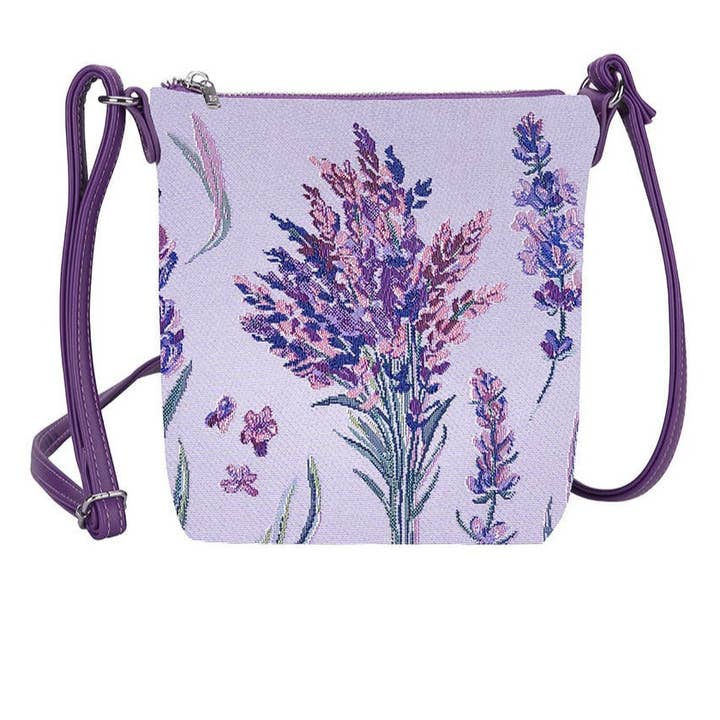 Signare Tapestry - Wholesale Crossbody Bag - Women's - Lavender - Sling Bag