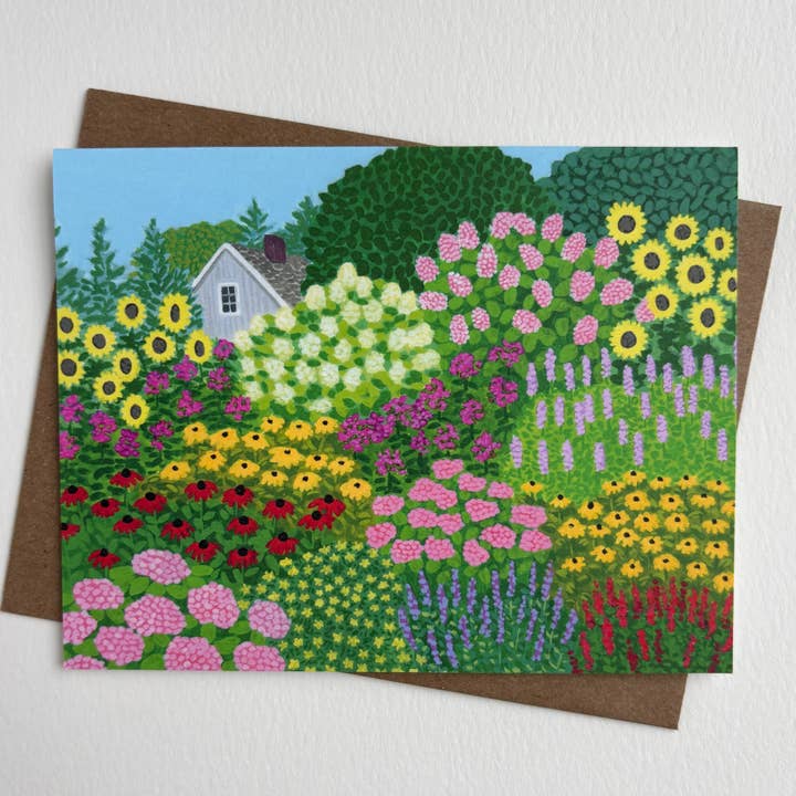 In the Back Garden Card for wholesale by Kelly Fuller