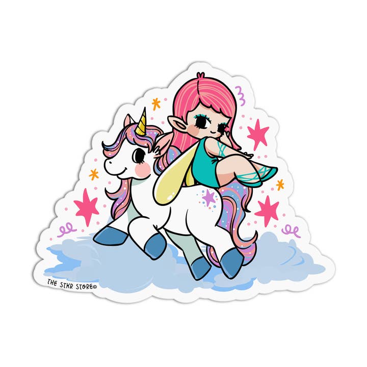 Ster Van De Show Eenhoorns En Feeën Stickers voor wholesale door Girls Printing House
