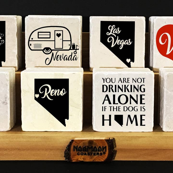 Noomoon - Wholesale Retailer Display - Home & Living - 8 Design Wooden Coaster Display3