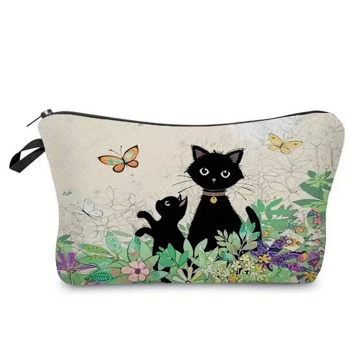 ACCITY - Wholesale Makeup/Cosmetic Bag - RETRO CAT CREATIVE COSMETIC BAG_CWAB22672