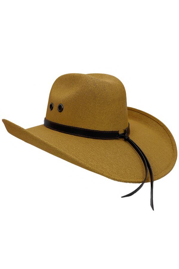 Cap Zone - Vente Chapeau de cowboy – unisexe - Chapeau de cowboy en paille Vaquero Western Original3