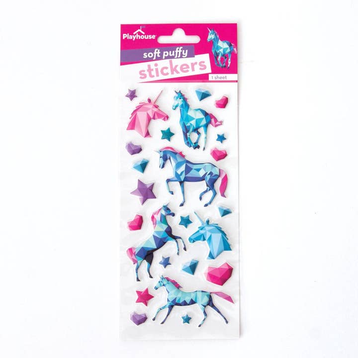 Paper House Productions - Wholesale Sticker - Unicorns Puffy Sticker