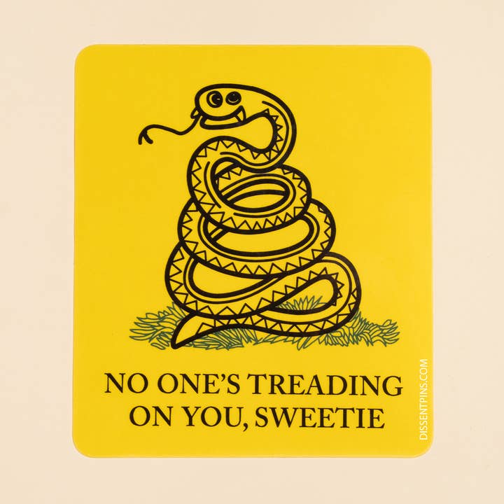 Sticker « Personne ne te foule », Sticker pour la vente par Dissent Pins