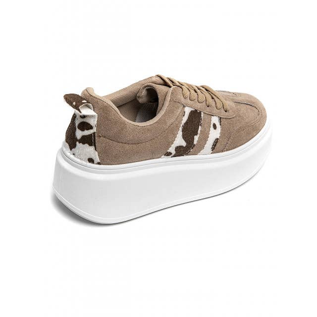 No Doubt Shoes - Wholesale Sneakers - Dames - DAMES SNEAKERS MET VETERS EN DIKKE ZOOL, ZIJDETAILS, ONTWERPERSTIJL20