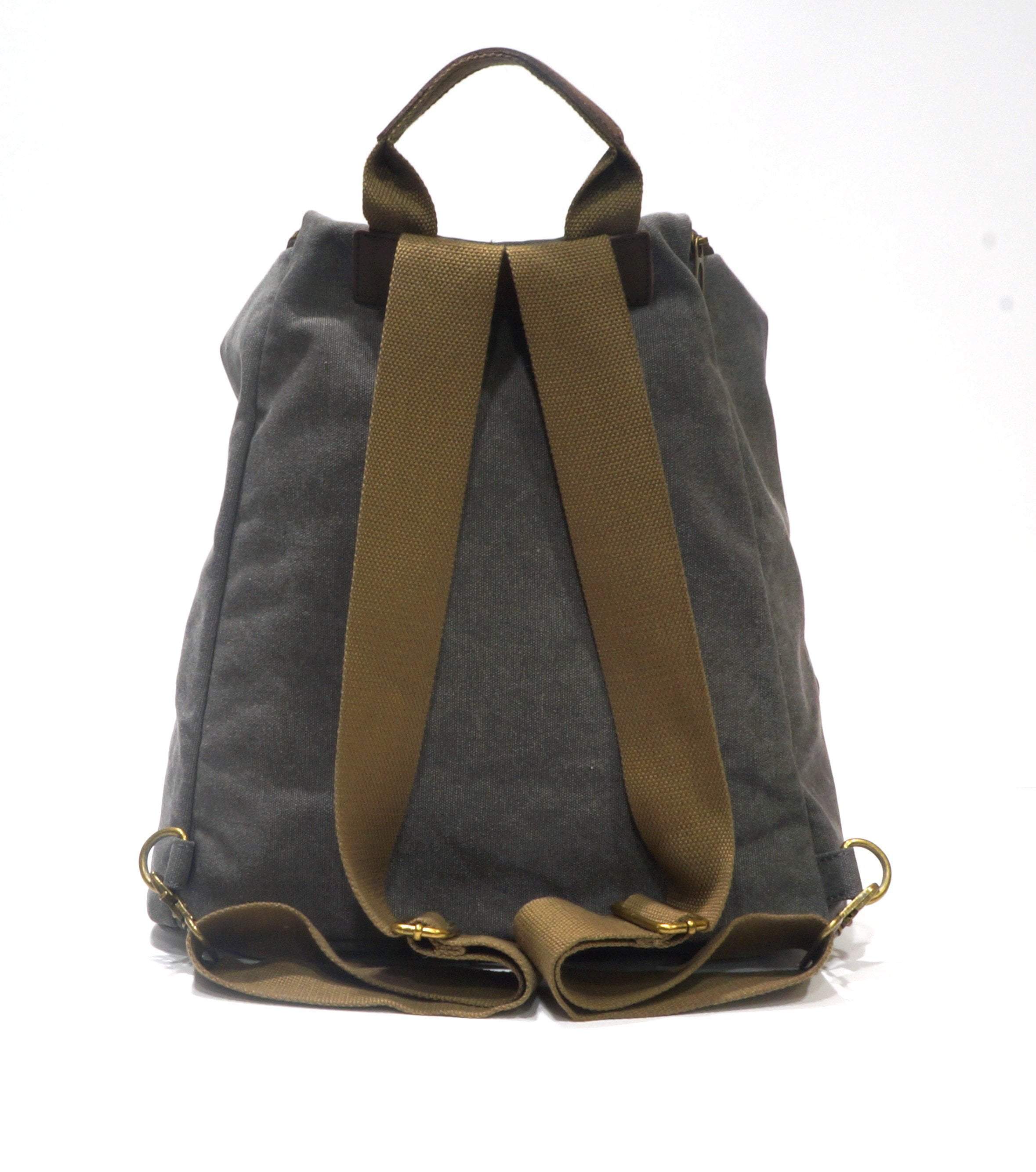 ZEDE PARIS - Wholesale Backpack - Women's - SAINT-PAUL - Canvas and leather backpack70