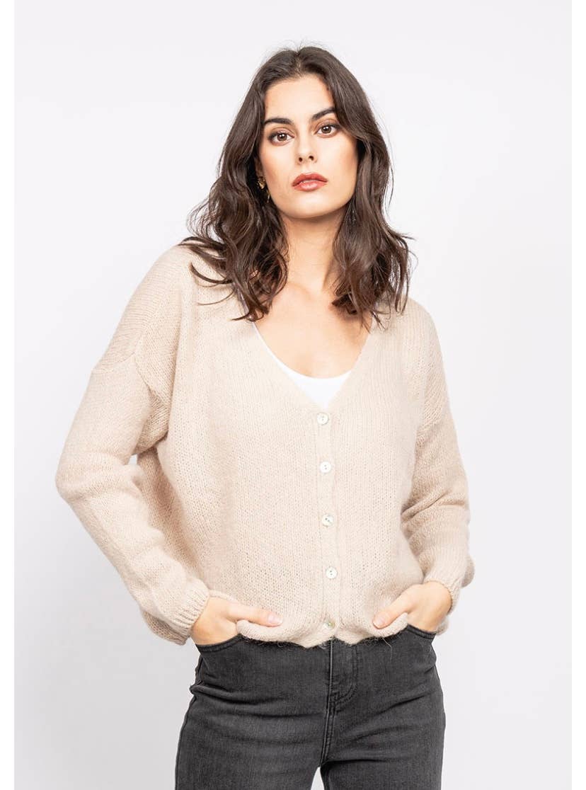 LINEN & COTTON HOUSE – Großhandel Jacke – Damen – 8561 JACKE AUS MOHAIRWOLLE, HERGESTELLT IN ITALIEN105