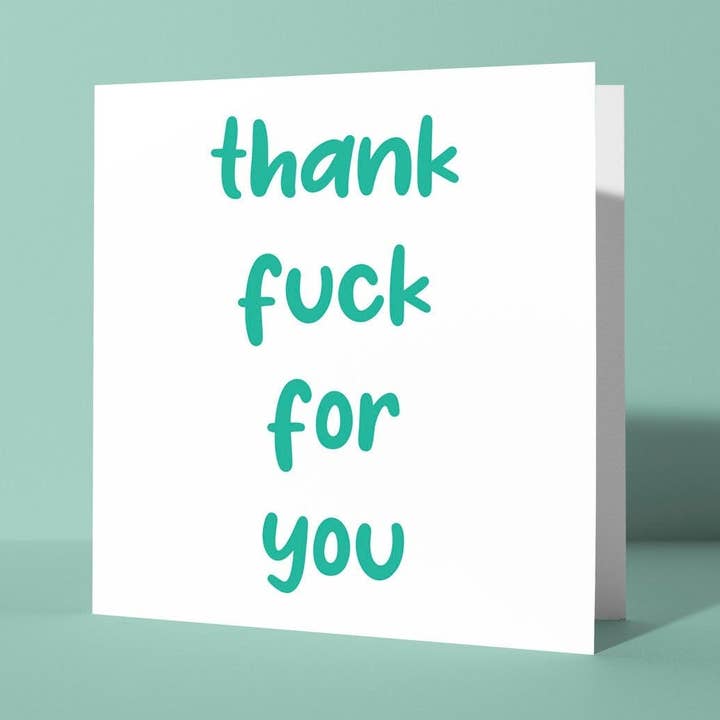 Grazie al Cielo per Te - Biglietto di Ringraziamento per la vendita all'ingrosso da parte di Peacock Printing