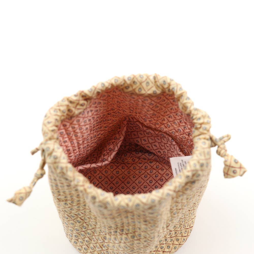 Craft Boat - Wholesale Pouch - Women's - Quilted Jewelry Pouch - Hand Block Printed2