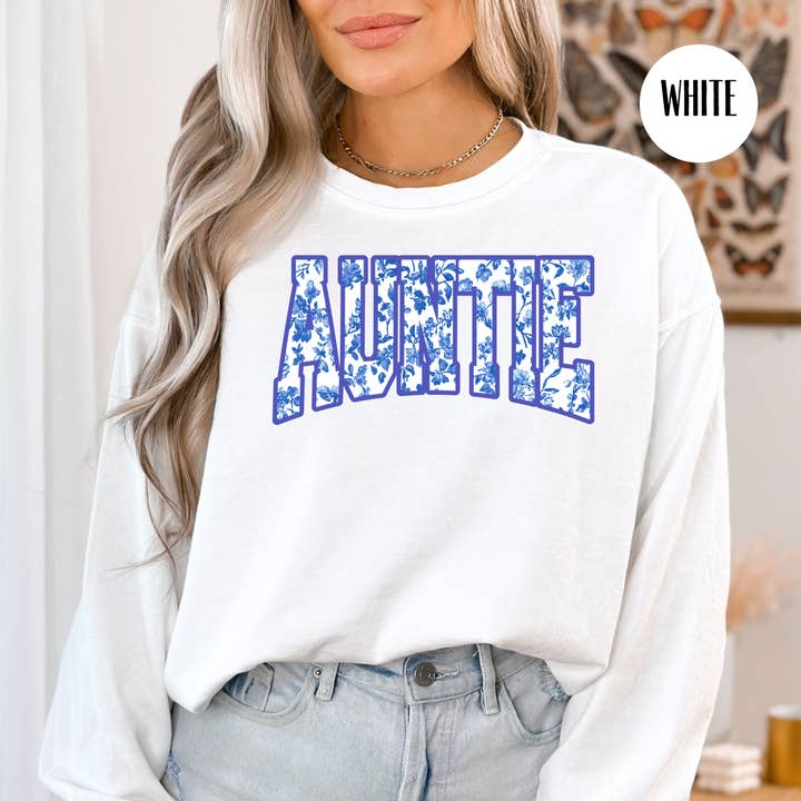 Sweatshirt Comfort Colors® Tia French Toile por atacado de CindyL Boutique