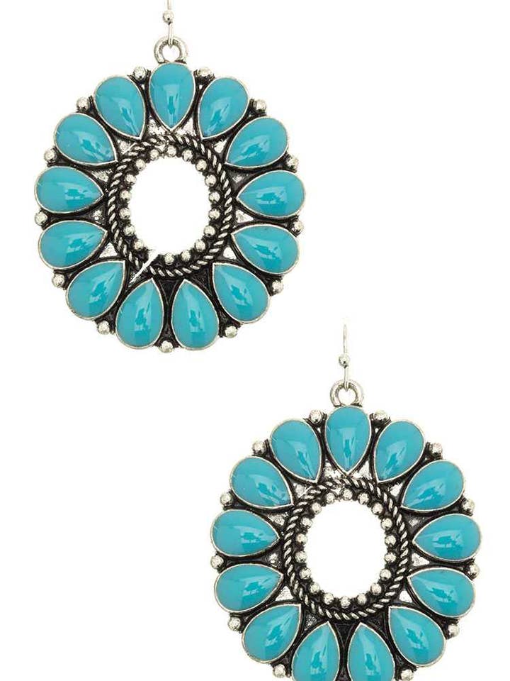 Enamel Flower Hoop Earrings for wholesale by Artini Accessories