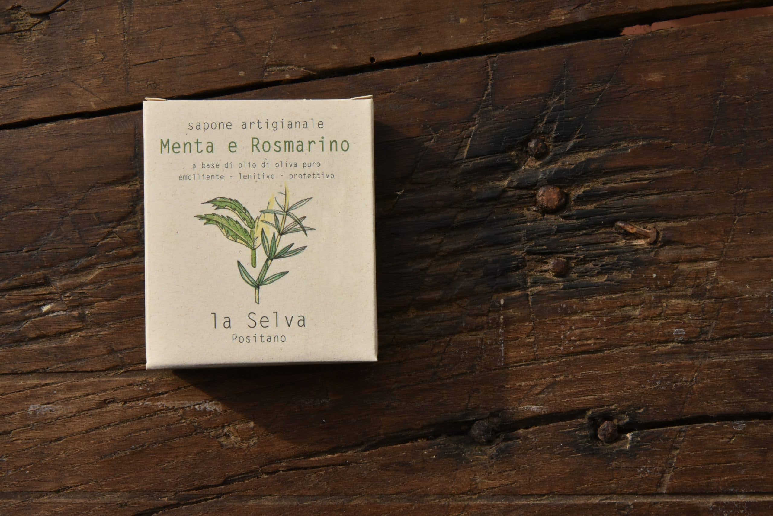La Selva Positano Cosmetici Naturali - Vente Pains de savon - Savon solide au romarin et à la menthe3