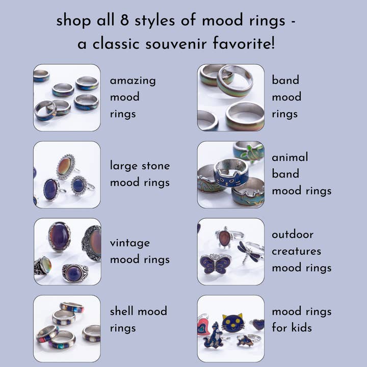 GeoCentral - Wholesale Cocktail/Statement Ring - Vintage Mood Rings
