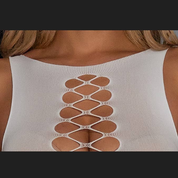 Sweetkama - Vendita all'ingrosso Body intimo - Donna - Body a rete trasparente che si illumina al buio10