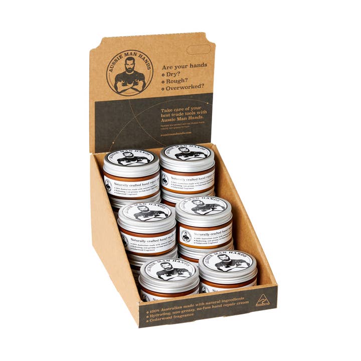 Aussie Man Hands - Wholesale Hand cream/lotion – Men's - Counter Carton0