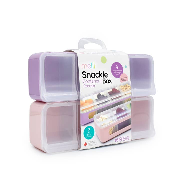 melii - Wholesale Snack Box - Kids & Baby - 4 Compartment Snackle3