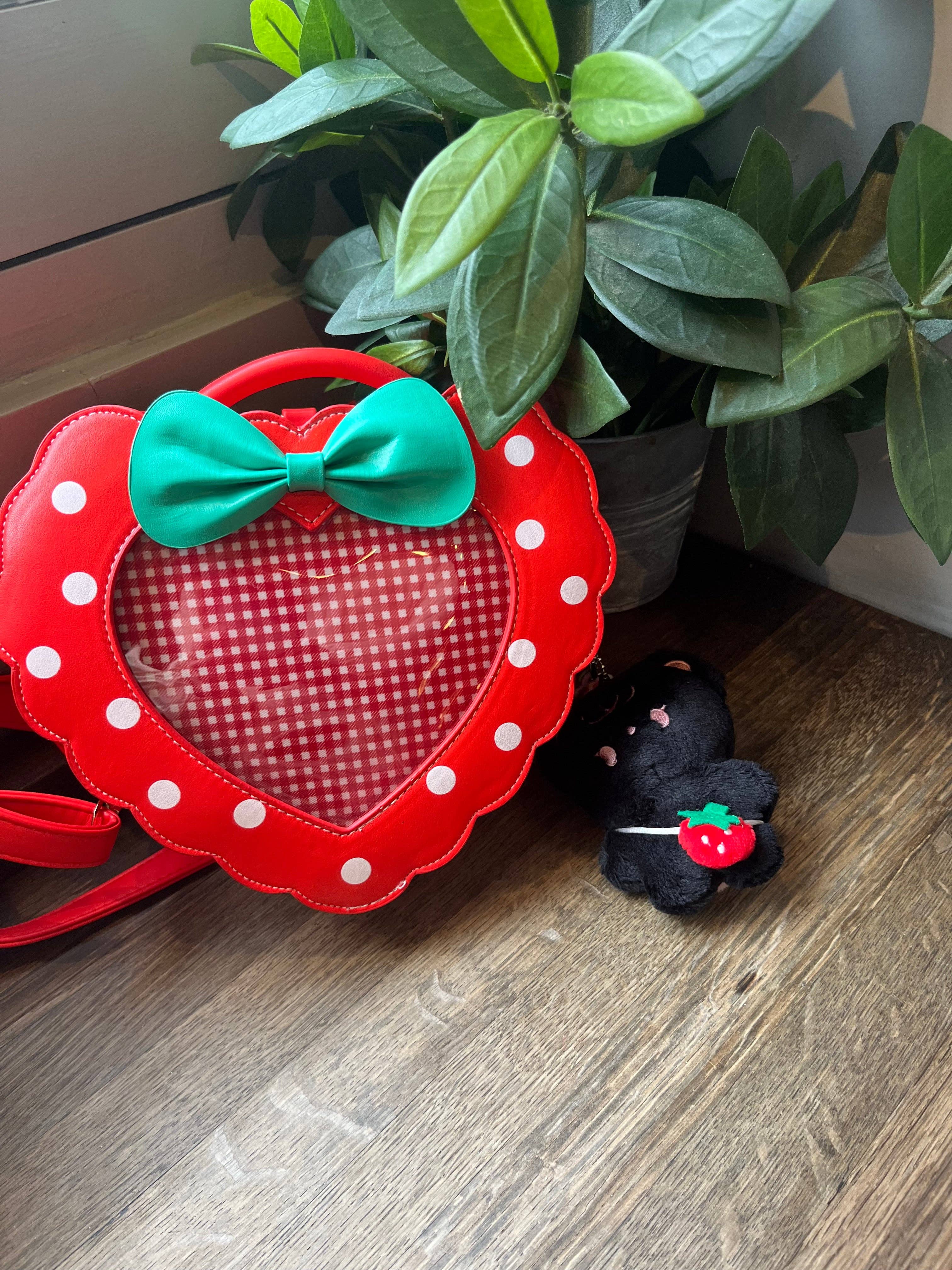 Borah Studio - Wholesale Crossbody Bag - Women's - Mini Strawberry Heart Ita Bag9